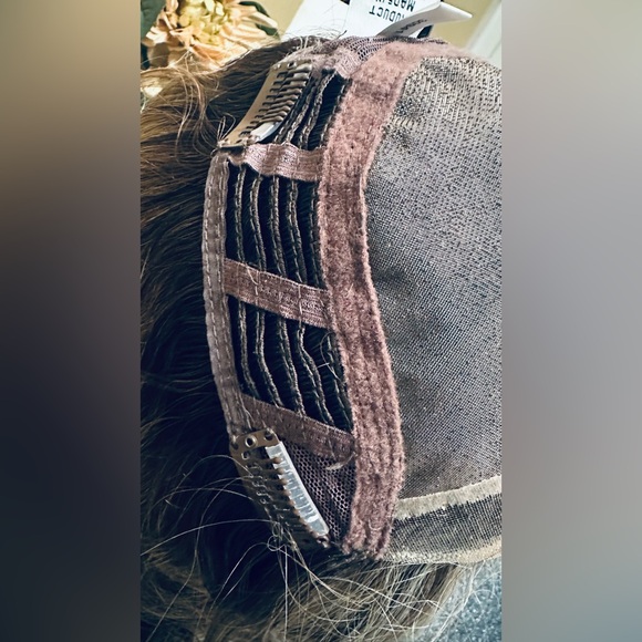 Raquel Welch 14" Wavy Top Billing Top-of-The-Head Hairpiece RL12/22SS Cappuccino - Picture 15 of 16